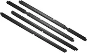 Window Weatherstrip Belt Trim Compatible for Jeep Grand Cherokee II WJ WG 1998-2005 Door Windows Glass Waterproof Sealing Rubber Strips