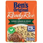 BEN'S ORIGINAL Ready Rice Long Grain and Wild Flavored Rice Easy Dinner Side ...