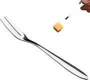 Cheese Forks - Lightweight Thickening Appetizer Fork, Small Stainless Steel Forks with 2 Dessert Potes for Cocktail Appetizers