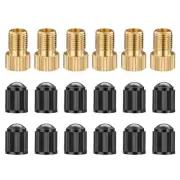 6PCS Presta Adaptors, Convert Presta to Schrader Adapter for Bike, Inflate9299