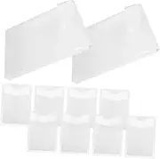 Generic 10pcs Document Holder Bags Reusable Envelopes with Snap Button Closure Lightweight File Pockets for Office School and Home Document Storage