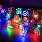 Xmas Ornaments LED Christmas String Lights 1M10LED Colored Lamp Outdoor