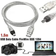 For Mini Dv Minidv Usb Data Cable Firewire Ieee 1394 Hdv Camcorder To Edit Pc