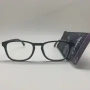 E294 FOSTER GRANT Simply Specs VRM2009 PH Reading Glasses BLK +1.25 52/19-145
