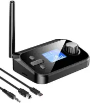 Bluetooth Transmitter for TV Dual Headphones, Bluetooth Adapter for TV LCD Di...