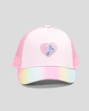 [Mooloola] Mooloola Girls' Heart Cap in Pink One Size Pink