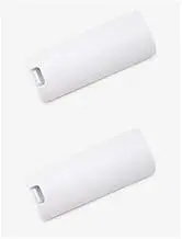 Aliotech 2 Pack of Replacement Battery Back Door Cover Shell for Nintendo Wii Remote Controller(White)