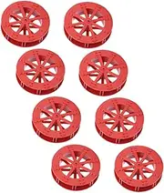 8Pcs Water Fountain Wheel Replacement Kit DIY Simulation Wheel for Tabletop Decor for Photo Props Miniature Landscape Layouts