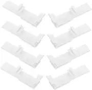 Alipis Curtain Accessories 8pcs Vertical Blind Valance Clips Plastic Blind Clips for Window Treatments Pom Material