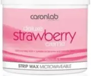 Caron Deluxe Strawberry Creme Strip Wax Microwaveable - 400G