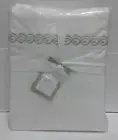 Pottery Barn Julia Berolzheimer Chain Embroider Org Percale Cal King Sheet Set