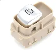WGQGQ Car Window Controller Switch Button Car Window Lifter Control Switch,Fit For E, WHITE LIGHT, Fit For S,WHITE LIGHT 2139050309 E Window Toggle Switch