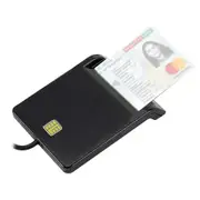 Usb Smart Card Reader For Bank Card Ic/id Emv Sd Tf Sim Mmc Card Readers Usb-ccid Iso 7816 For Windows 7 8 10 Linux Os
