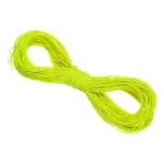 100m Elastic Cord Heavy Stretch String Rope 1mm for Crafting, Bright Yellow