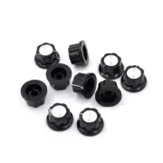 10 Pcs Potentiometer Knob Rotary Control Turning Bakelite Knob Hole Dia 6mm*UU