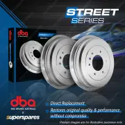2x DBA Rear Street Series Brake Drums for Mitsubishi Mirage A1 LA 1.2 57kW 14-On