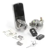 RF Remote Controlled Door Lock DOOR KNOB- Satin Nickel