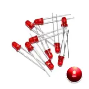 100pcs Super Bright 3mm LED Diode Lights Emitting Lighting Assorted Kit Red