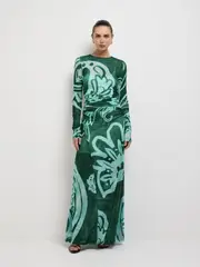 EDEN PAISLEY MAXI DRESS