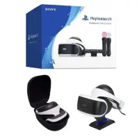 在飛比找Yahoo!奇摩拍賣優惠-PS4專用新版PSVR VR豪華全配組 贈收納包/頭盔收納架