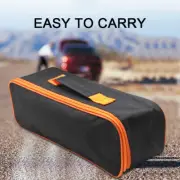 2x Portable Canvas Pocket Tool Roll Spanner Wrench Tool Storage Bag Case Zip Up