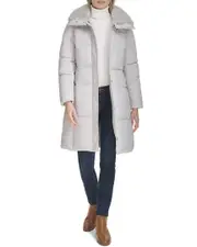Cole Haan Shimmer Channel Coat