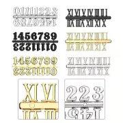 DIY Clock Numbers Roman and Arabic Numerals for Wall Clocks Replacement