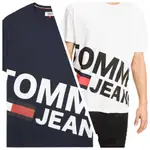 <極度絕對>TOMMY JEANS 男寬鬆版短袖印字 LOGO短T 圓領T恤