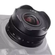 10mm F5.6 APS-C Wide Angle Fisheye MF Lens for OLYMPUS M4/3 Mount E-M5II GH5 GH6