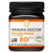 Manuka Doctor◉Monofloral Manuka Honey◉80+ MGO◉Product Of New Zealand◉Raw◉250G◉Oz