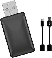 Aototeck 2-in-1 Wireless CarPlay and Android Auto Adapter - Bluetooth Dongle for Car, Plug & Play, Easy to Install, Low Latency