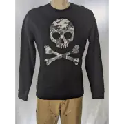 Robert Graham Knockout Camo Skull Sweatshirt Sz XL NWT $148