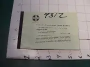 vintage paper: CLAY ADAMS extra soft and silky Lens Paper