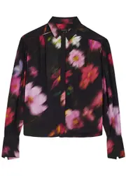 Rag & Bone Audrey Printed Shirt - Black - L (UK14 / L) L (UK14 / L)