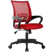 Home Mesh Office Chair Ergonomic Desk Chair Mid Back Computer Chair Task Roll...