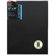 Jasart Stretched Thin Canvas 12 x 16" Black