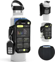 Water Bottle Strap, Water Bottle Holder for Mobile Phone 360° Rotatable & Remova