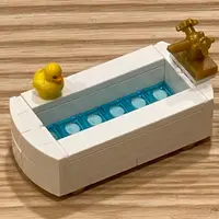 在飛比找蝦皮購物優惠-LEGO 樂高 MOC 浴缸 附黃色小鴨 小鴨 洗澡 全新零