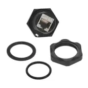 CAT6A RJ45 Shielded Industrial Panelmount Bulkhead Coupler