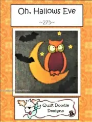 Oh, Hallows Eve Kitchen Dish Towel ~ Sewing Applique Quilt Pattern