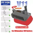 Adapter for Milwaukee 18V Battery Convert to for Dyson Screw-in V11 SV14 Vacuum
