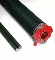 234 Garage Door Torsion Spring .234 x 2" x 28" Right 2 Winding Bar Tool Overhead