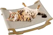 Cat Scratching Chair, Cat Sleeping Nest, Kitten Rocking Sofa Pet Cooling Recliner for Play Living Room Balcony Indoor Apartment Garden Travel Hot Days Shop Lounge Window Home
