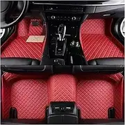 Car Mat for Kia for Carens 5-Seat 2013-2017 Interior Details Accessories Custom 3D Full Coverage Car Floor Mats Car Floor Mats(Red)