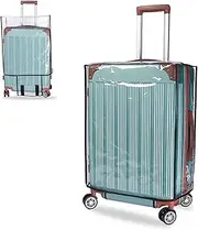 [Generic] Transparent PVC Travel L Age Cover Suitcase Protector Cover Cover Fits 22 Inch L Age 22
