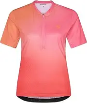 [Ziener] Naladia Women's Cycling Jersey Mountain Bike Road Bike Breathable Quick-Drying Elastic Short Sleeve
