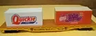 HO IHC QUICKIE / BIG JUICY / AMBASSADOR CARDS FLAT W/FREIGHT BOXES #B084