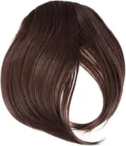 MUSISALY Fashion Synthetic Wigs Clip in Bangs Fringe Hair Extensions for Women Natural Looking Forehead Hair Accessories and Comfortable for Daily Wear