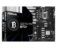 在飛比找露天拍賣優惠-華擎ASRock Q270 Pro BTC+ 13卡挖礦主機