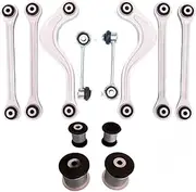 Rear Suspension Control Arm Stabilizer Link Kits Compatible For Porsche Panamera 970 3.0 3.6 4.8 GTS 2009-2016 97033104300 97033104700(12 Pcs Kits)